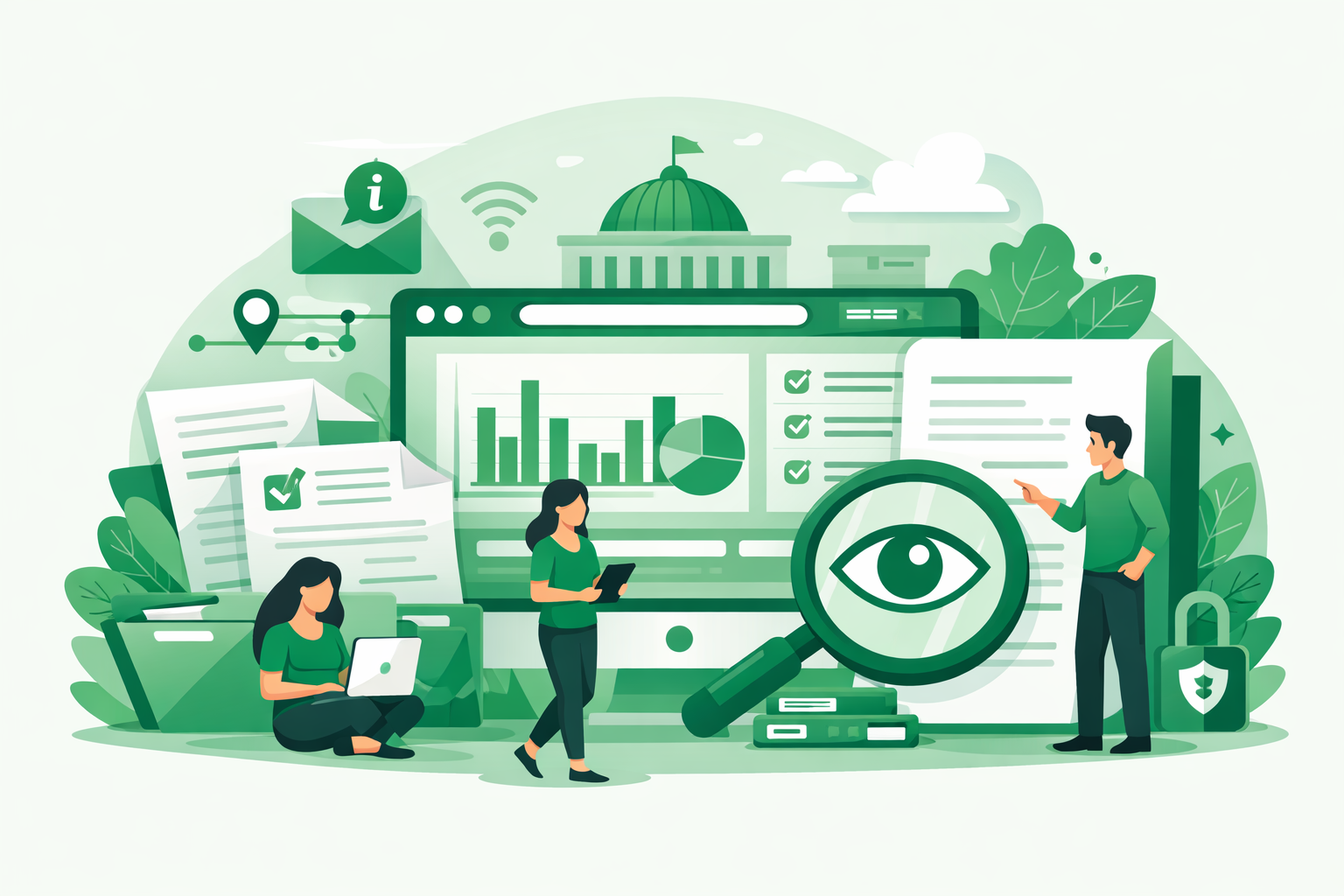 Ilustrasi Keterbukaan Informasi Publik